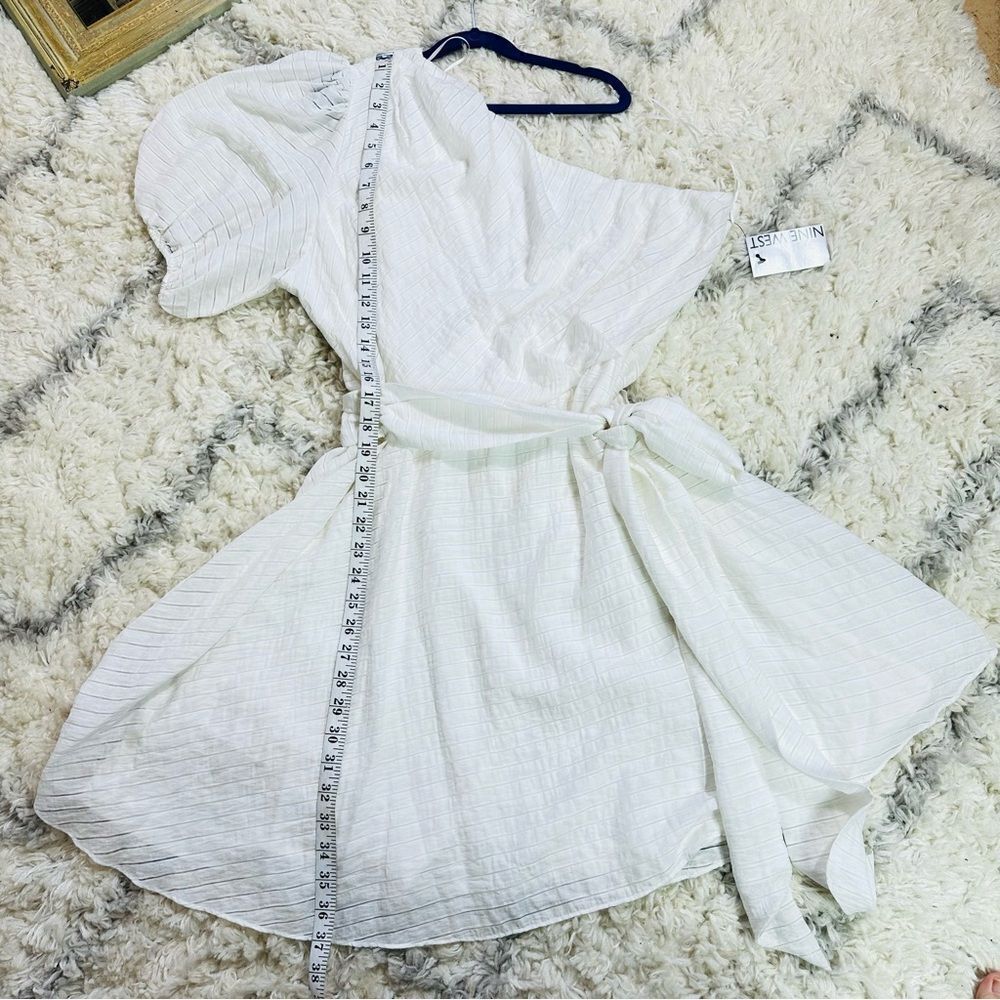 Nine West White One-Shoulder Dress - Picture 3 of 9